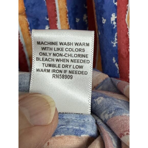 Cremieux Men's Short Sleeve Shirt Sz 2XL Button Up Colorful Preppy Tropical - Picture 5 of 10